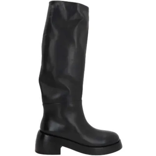Leather Pull-On Boots , female, Sizes: 3 UK, 4 UK, 7 UK, 6 UK, 5 UK - Marsell - Modalova