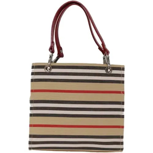 Pre-owned Tote Bags, female, , Size: ONE SIZE Pre-owned Canvas totes - Burberry Vintage - Modalova