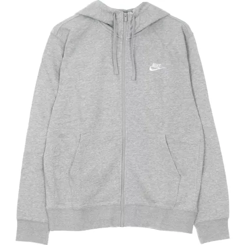 Zip-throughs, male, , Size: XL Sporty Hooded Zip Sweatshirt - Nike - Modalova