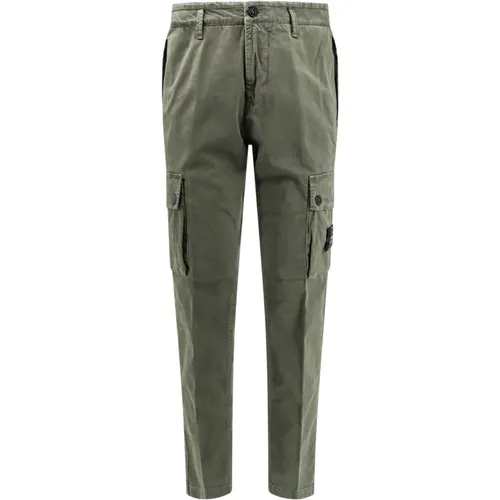 Chinos, male, , Size: W31 Trousers Aw24 Zip Closure - Stone Island - Modalova