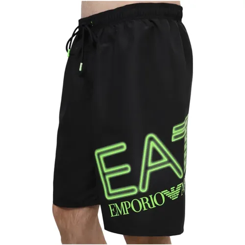 Sportliche Badeshorts - Emporio Armani EA7 - Modalova