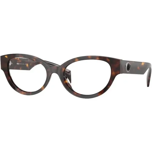 Stylish Carey Frame Glasses , unisex, Sizes: 53 MM - Versace - Modalova