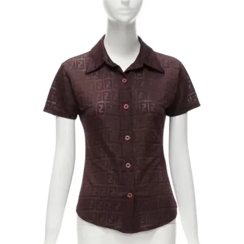 Pre-owned Polyester tops , female, Sizes: S - Fendi Vintage - Modalova