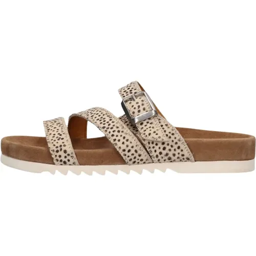 Weiße Ponyhair Slipper Bijou - Maruti - Modalova