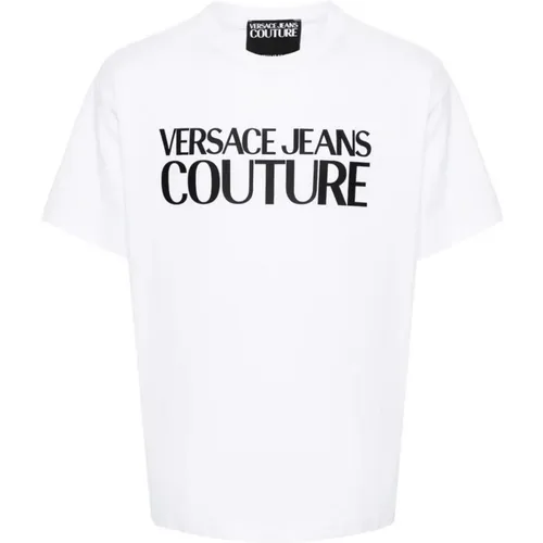 T-Shirts, male, , Size: M Designer T-shirts and Polos - Versace Jeans Couture - Modalova