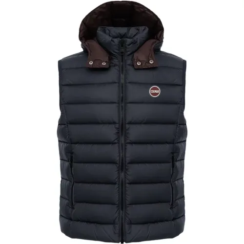 Vests, male, , Size: 2XL Down Vest with Detachable Hood - Colmar - Modalova