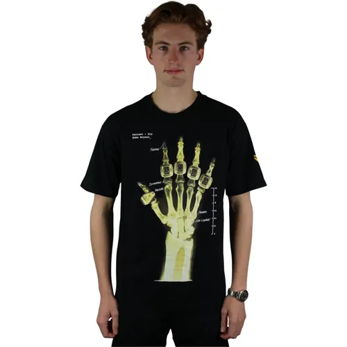 Kobe X-Ray Schwarzes T-Shirt , Herren, Größe: S - Nike - Modalova