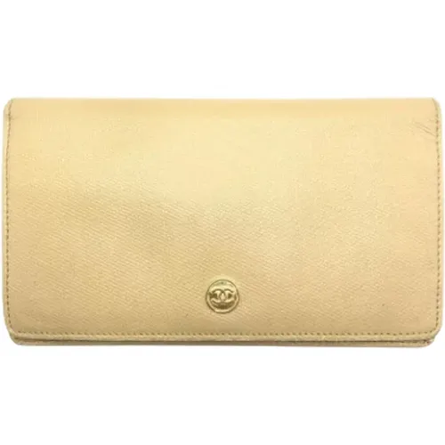 Pre-owned Wallets, female, , Size: ONE SIZE Pre-owned Canvas wallets - Chanel Vintage - Modalova