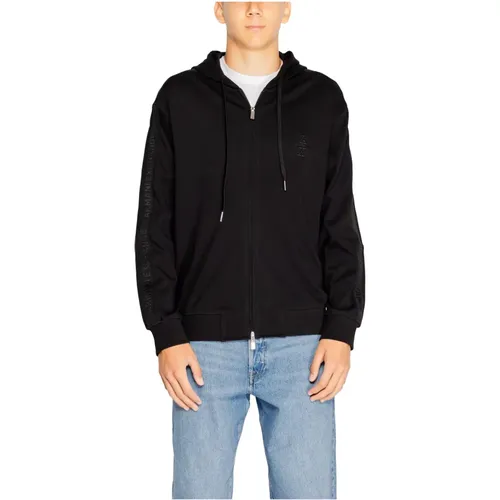 Zip-throughs, male, , Size: XS Men's Sweatshirt Autumn/Winter Collection - Armani Exchange - Modalova