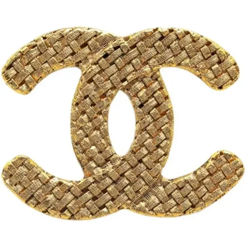 Pre-owned Metal brooches , female, Sizes: ONE SIZE - Chanel Vintage - Modalova