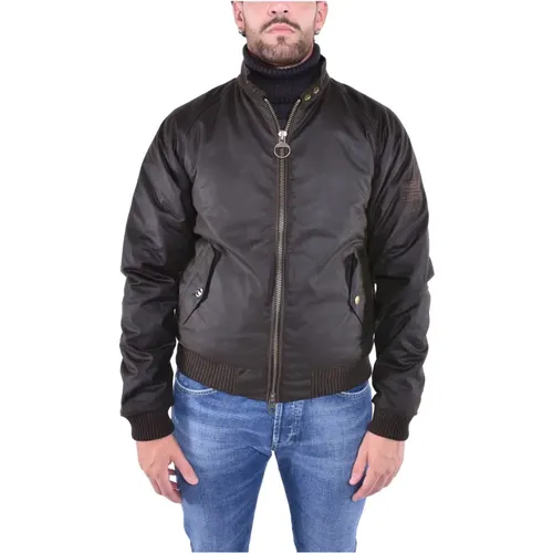 Wachs Baumwoll Oberbekleidung Jacke , Herren, Größe: L - Barbour - Modalova