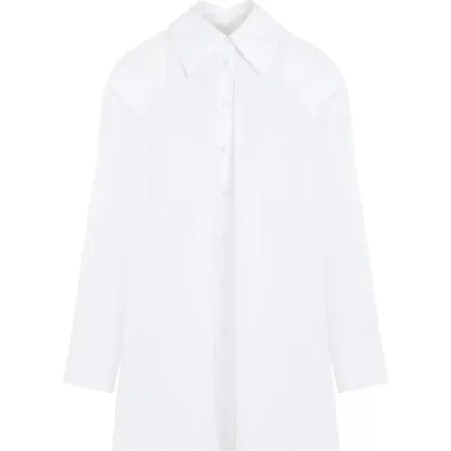 Cotton Shirt Pointed Collar , female, Sizes: M, XS - Jil Sander - Modalova