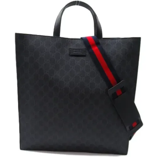 Pre-owned Tote Bags, female, , Size: ONE SIZE Pre-owned Canvas gucci-bags - Gucci Vintage - Modalova