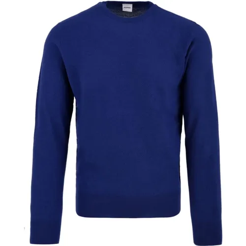 Blaue Pullover für Männer , Herren, Größe: L - Aspesi - Modalova