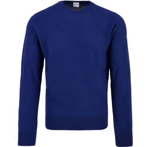 Blaue Pullover für Männer , Herren, Größe: M - Aspesi - Modalova