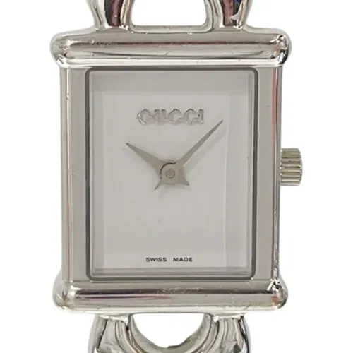 Pre-owned Watches, female, , Size: ONE SIZE Pre-owned Stainless Steel watches - Gucci Vintage - Modalova