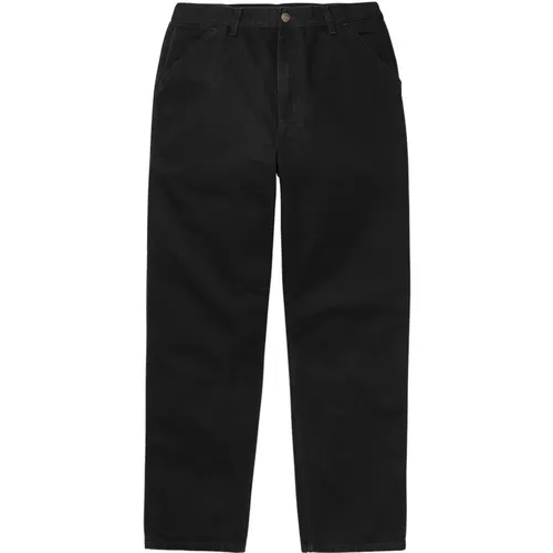 Schwarze Arbeitshose Single Knee Pant - Carhartt WIP - Modalova