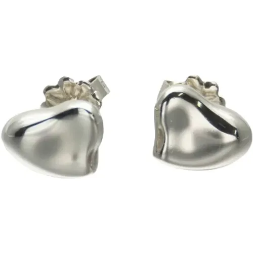 Pre-owned Jewellery, female, , Size: ONE SIZE Pre-owned Silver earrings - Tiffany & Co. Pre-owned - Modalova