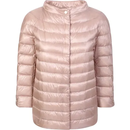 Rosa Stepp Daunenjacke , Damen, Größe: 2XS - Herno - Modalova