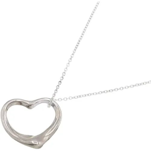 Pre-owned Silver necklaces , female, Sizes: ONE SIZE - Tiffany & Co. Pre-owned - Modalova