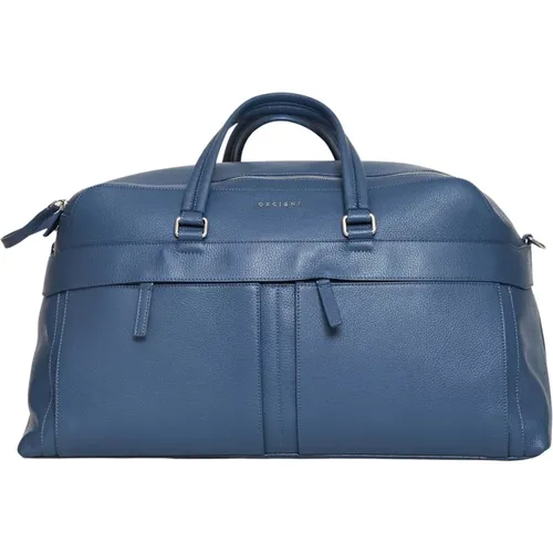 Men39 Bags Handbag Blu Aw22 , male, Sizes: ONE SIZE - Orciani - Modalova