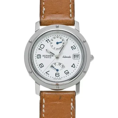 Pre-owned Watches, male, , Size: ONE SIZE Pre-owned Stainless Steel watches - Hermès Vintage - Modalova