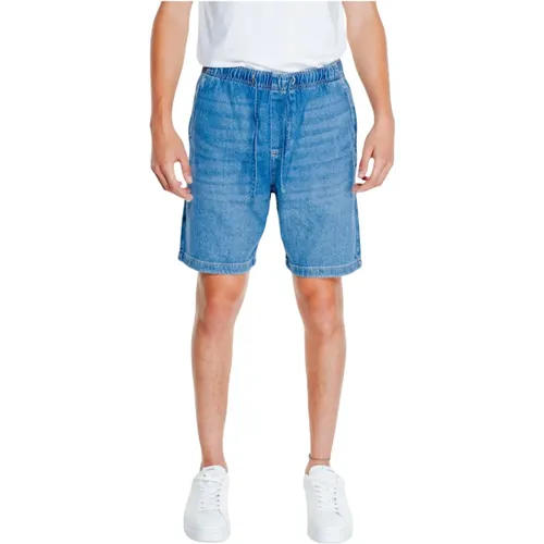 Baumwoll Jogger Shorts Frühling/Sommer Kollektion , Herren, Größe: M - jack & jones - Modalova