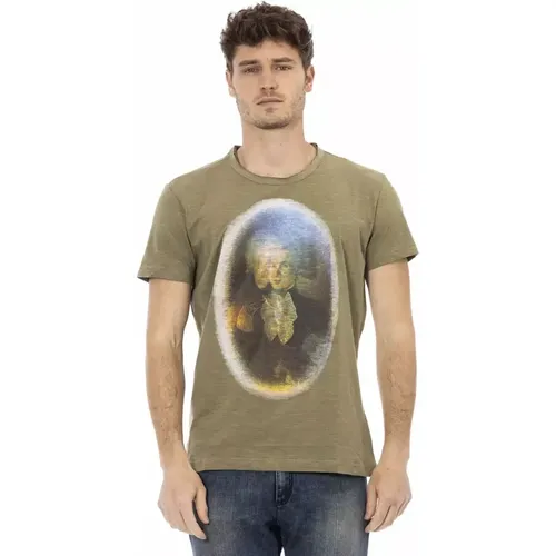T-Shirts, male, , Size: L Cotton Men T-Shirt - Trussardi - Modalova