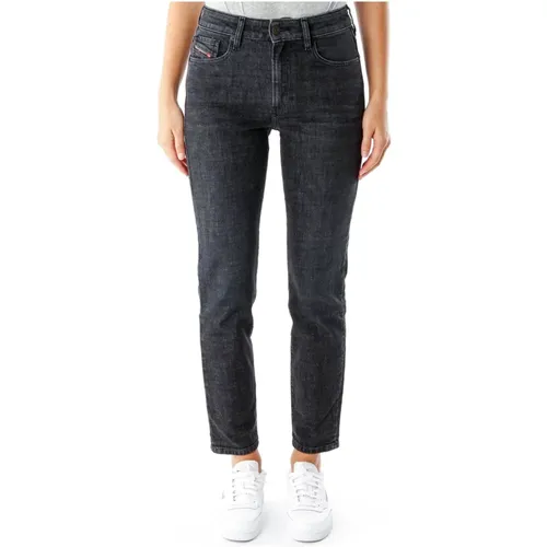 Slim Fit Mid Waist Jeans , Damen, Größe: W30 L32 - Diesel - Modalova