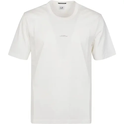 Logo Print Jersey T-Shirt , male, Sizes: XL, L - C.P. Company - Modalova