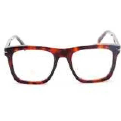 Braune Optische Brillen für Männer , Herren, Größe: 51 MM - Eyewear by David Beckham - Modalova