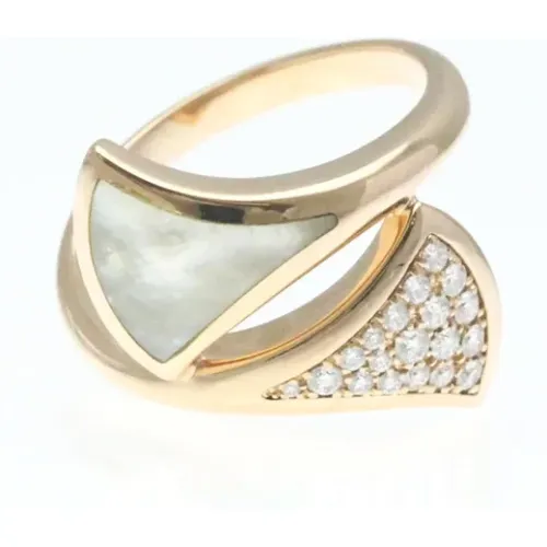 Pre-owned Jewellery, female, , Size: ONE SIZE Pre-owned Rose Gold rings - Bvlgari Vintage - Modalova