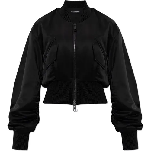 Bomber jacket , female, Sizes: S, XS - Dolce & Gabbana - Modalova