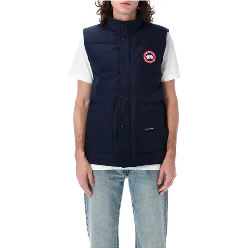 Vests, male, , Size: L Arctic Tech Freestyle Crew Vest Outerwear - Canada Goose - Modalova