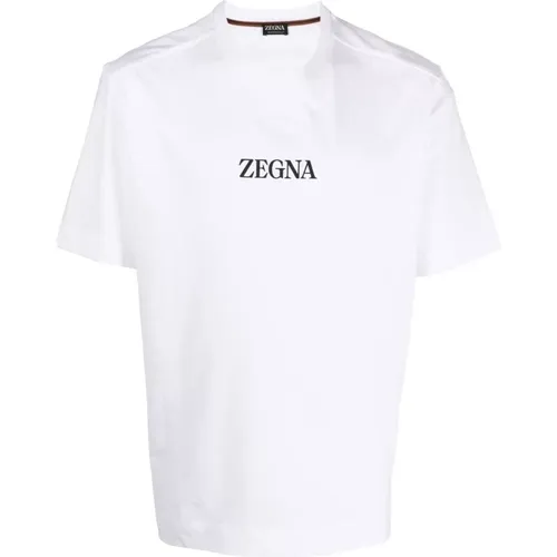 T-Shirts , Herren, Größe: M - Ermenegildo Zegna - Modalova