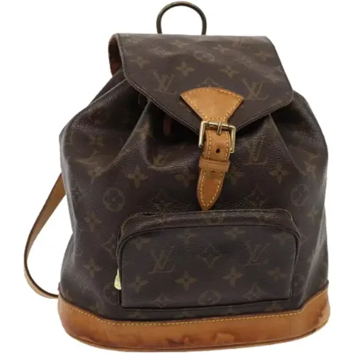 Pre-owned Backpacks, female, , Size: ONE SIZE Pre-owned Canvas backpacks - Louis Vuitton Vintage - Modalova