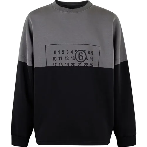 Casual Sweatshirt mit einem Modernen Touch - MM6 Maison Margiela - Modalova