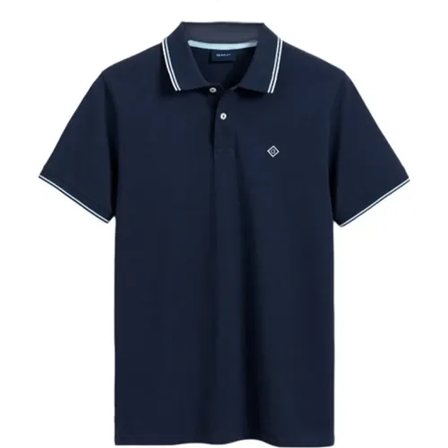 Ele Pique Shirts , male, Sizes: M - Gant - Modalova