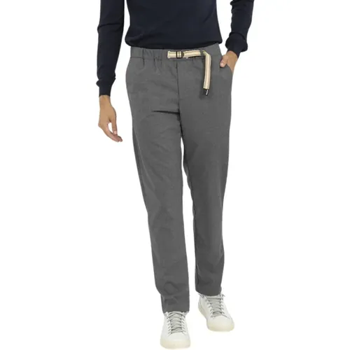 Technical Wool Sports Pants , male, Sizes: L - White Sand - Modalova