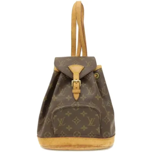 Pre-owned Backpacks, female, , Size: ONE SIZE Pre-owned Canvas backpacks - Louis Vuitton Vintage - Modalova