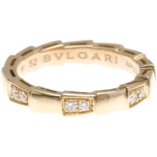 Pre-owned Jewellery, female, , Size: ONE SIZE Pre-owned Rose Gold rings - Bvlgari Vintage - Modalova