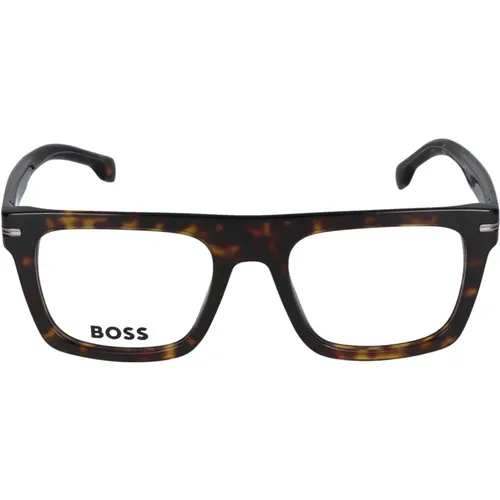 Glasses, male, , Size: 52 MM Stylish Eyeglasses Boss 1597 - Hugo Boss - Modalova