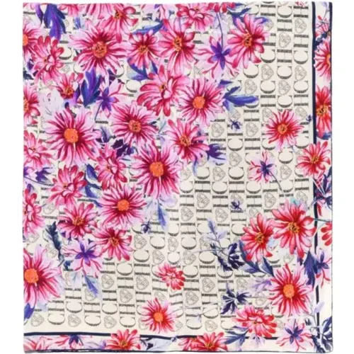 Silky Scarves, unisex, , Size: ONE SIZE Caracas Flowers Silk Square Scarf - Carolina Herrera - Modalova