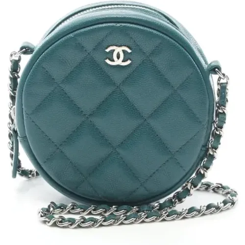 Pre-owned Cross Body Bags, female, , Size: ONE SIZE Pre-owned Leather crossbody-bags - Chanel Vintage - Modalova