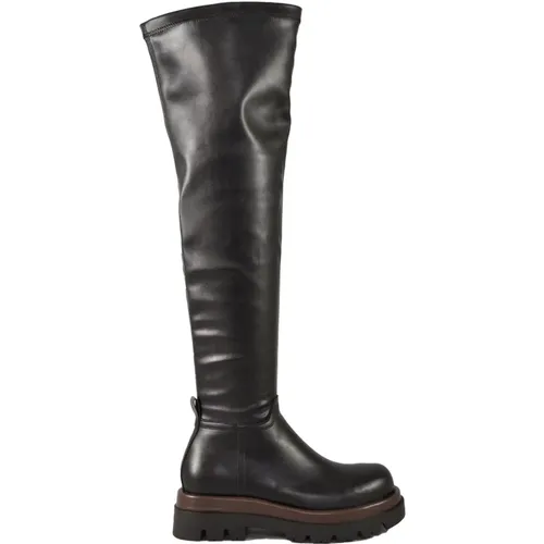 Stilvolle Stiefel aus Kunstleder , Damen, Größe: 40 EU - pinko - Modalova