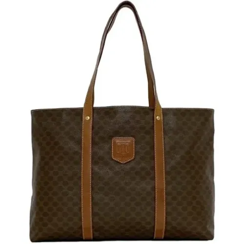 Pre-owned Tote Bags, female, , Size: ONE SIZE Pre-owned Leather celine-bags - Celine Vintage - Modalova