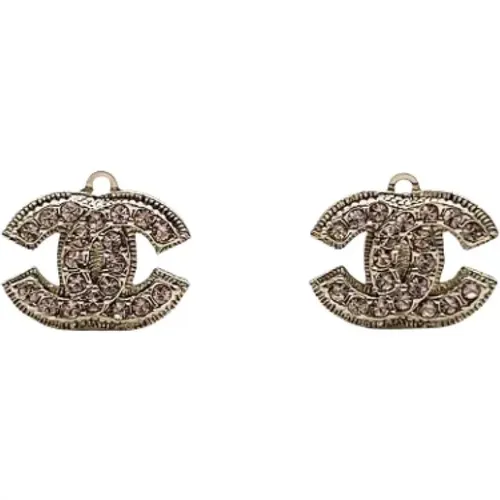 Pre-owned Jewellery, female, , Size: ONE SIZE Pre-owned Metal earrings - Chanel Vintage - Modalova