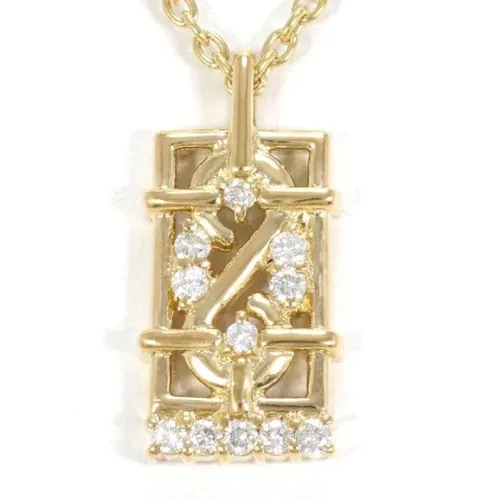 Pre-owned Jewellery, female, , Size: ONE SIZE Pre-owned Metal necklaces - Celine Vintage - Modalova