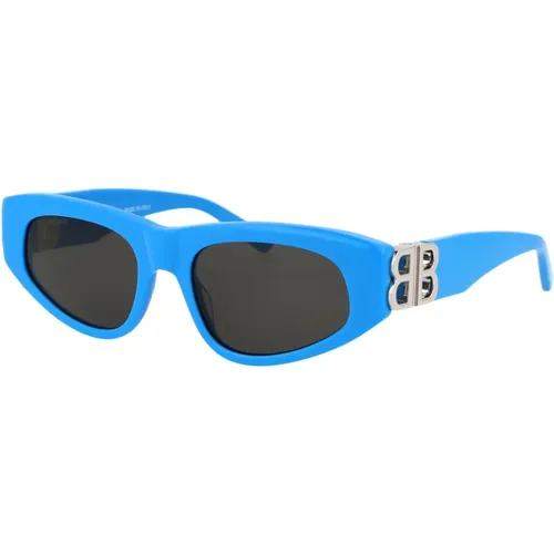 Stylische Sonnenbrille Bb0095S , Damen, Größe: 53 MM - Balenciaga - Modalova