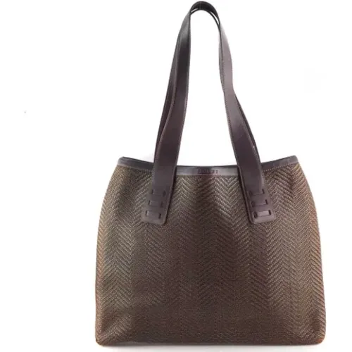 Pre-owned Tote Bags, female, , Size: ONE SIZE Pre-owned Canvas shoulder-bags - Loewe Pre-owned - Modalova